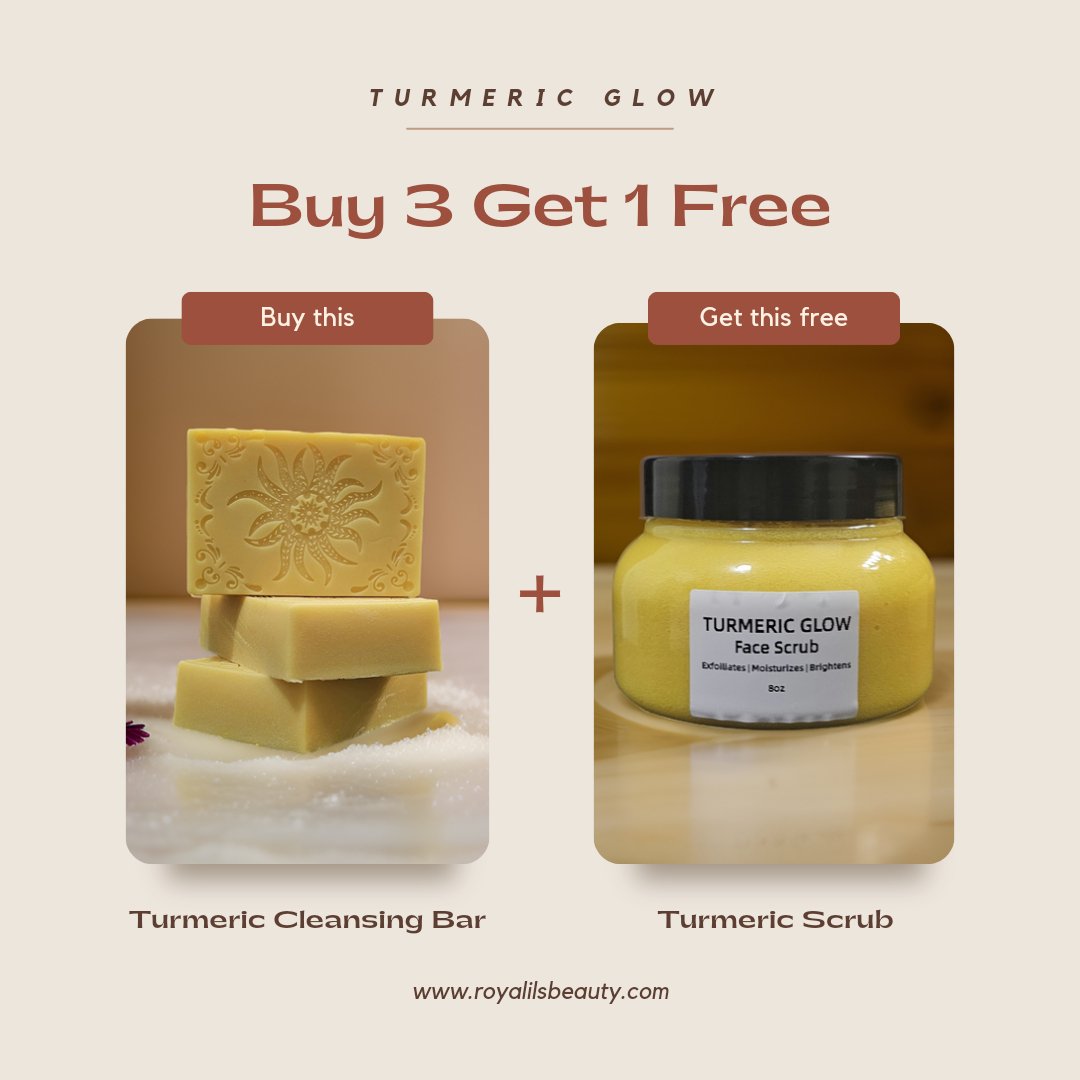 Turmeric + Lemon Cleansing Bar - Royalils Beauty